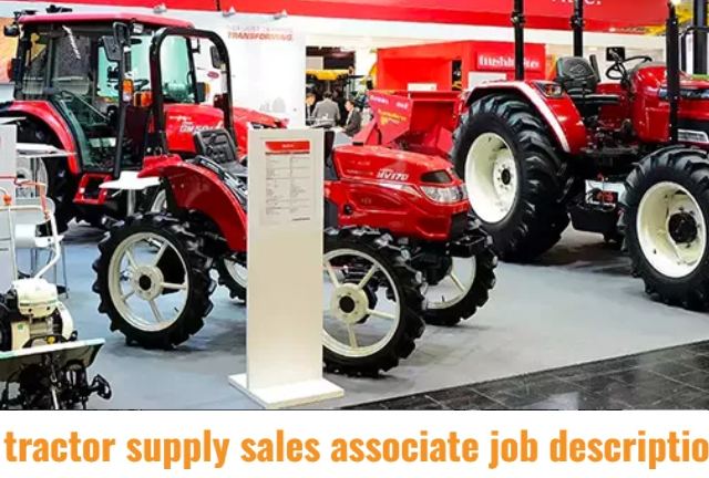 Tractor Supply Sales Associate Job Description